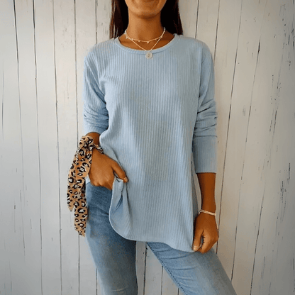 Women's Button-Down Shirt Long Sleeve Round Neck Casual Fit | Smart Casual Office Wear 1