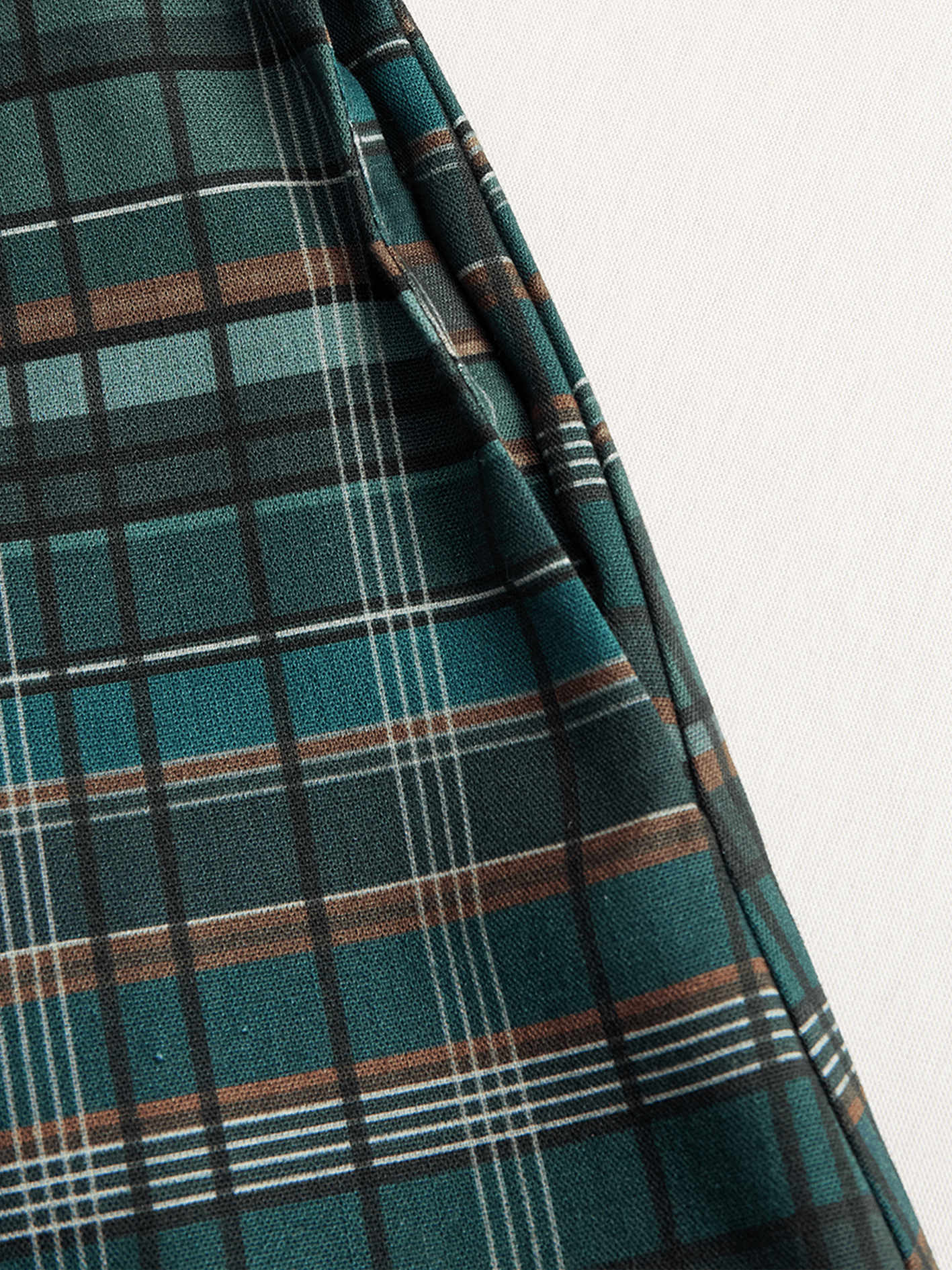 Women's Maxi Dress Plaid Pattern Lapel Collar Relaxed Fit | Casual Outings And Polished Events 7