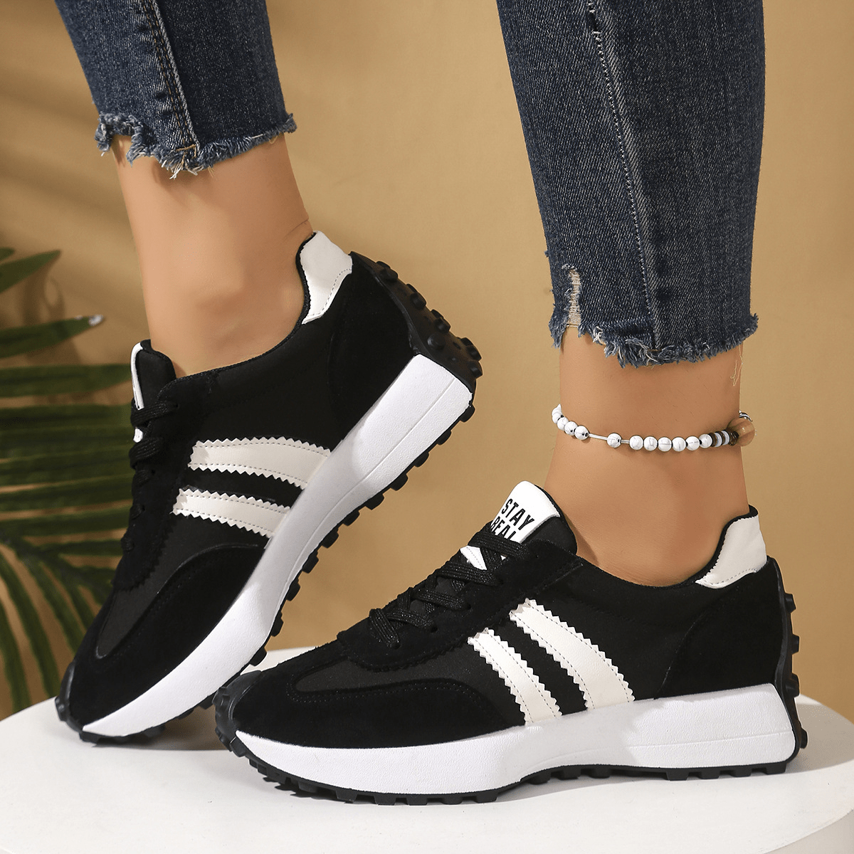 Women's Sneakers | Comfortable Suede-Textured Design | Everyday Wear 4