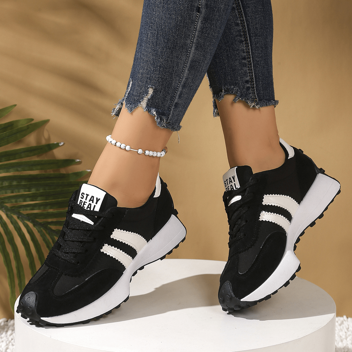 Women's Sneakers | Comfortable Suede-Textured Design | Everyday Wear 6