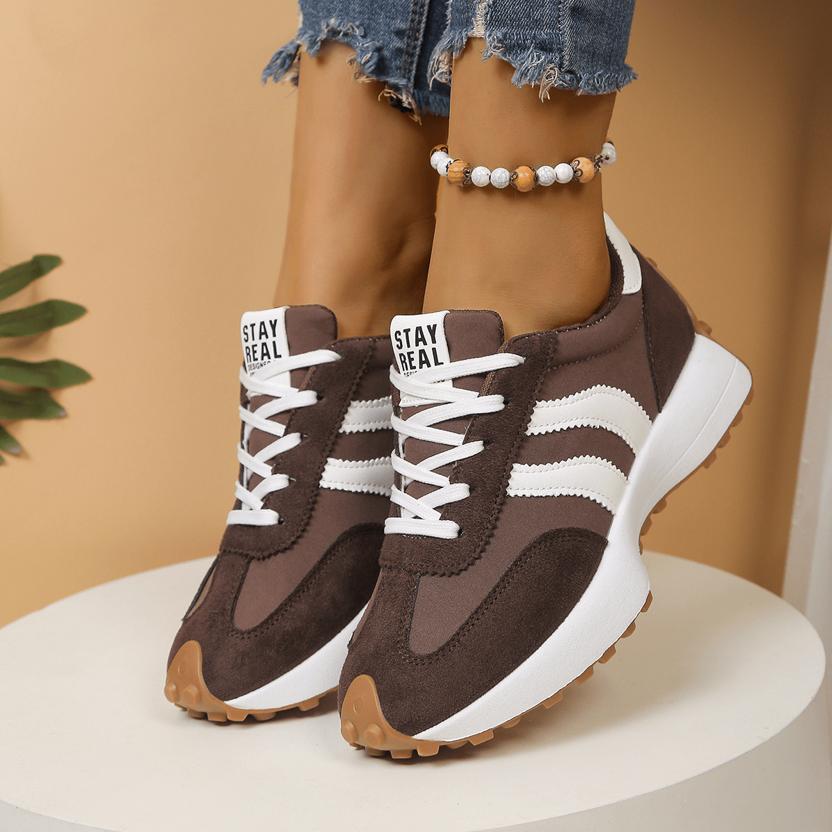 Women's Sneakers | Comfortable Suede-Textured Design | Everyday Wear 8