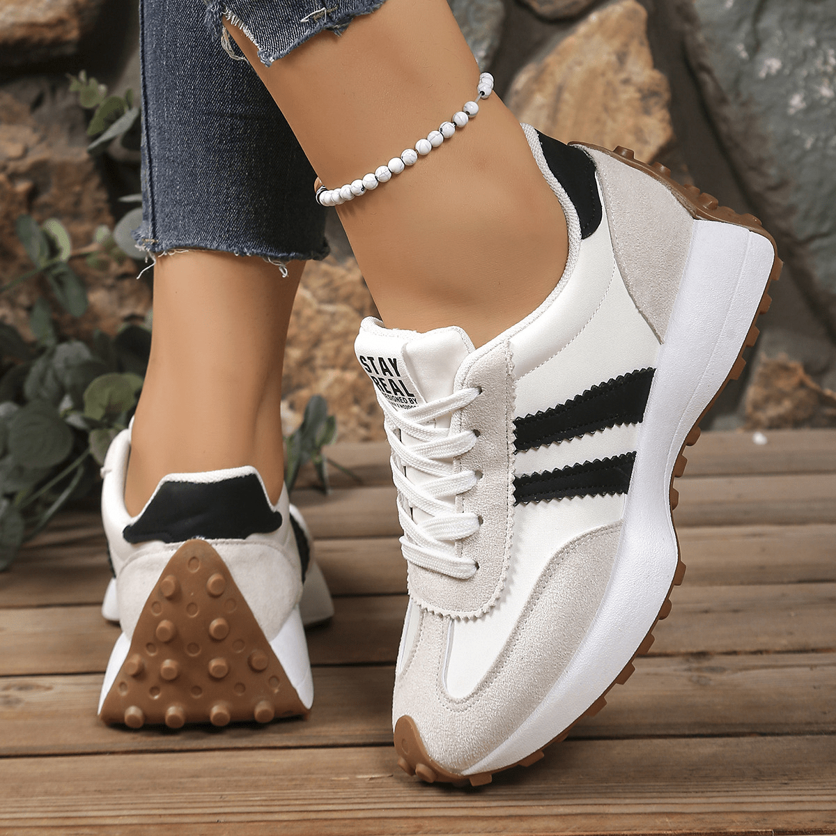 Women's Sneakers | Comfortable Suede-Textured Design | Everyday Wear 1