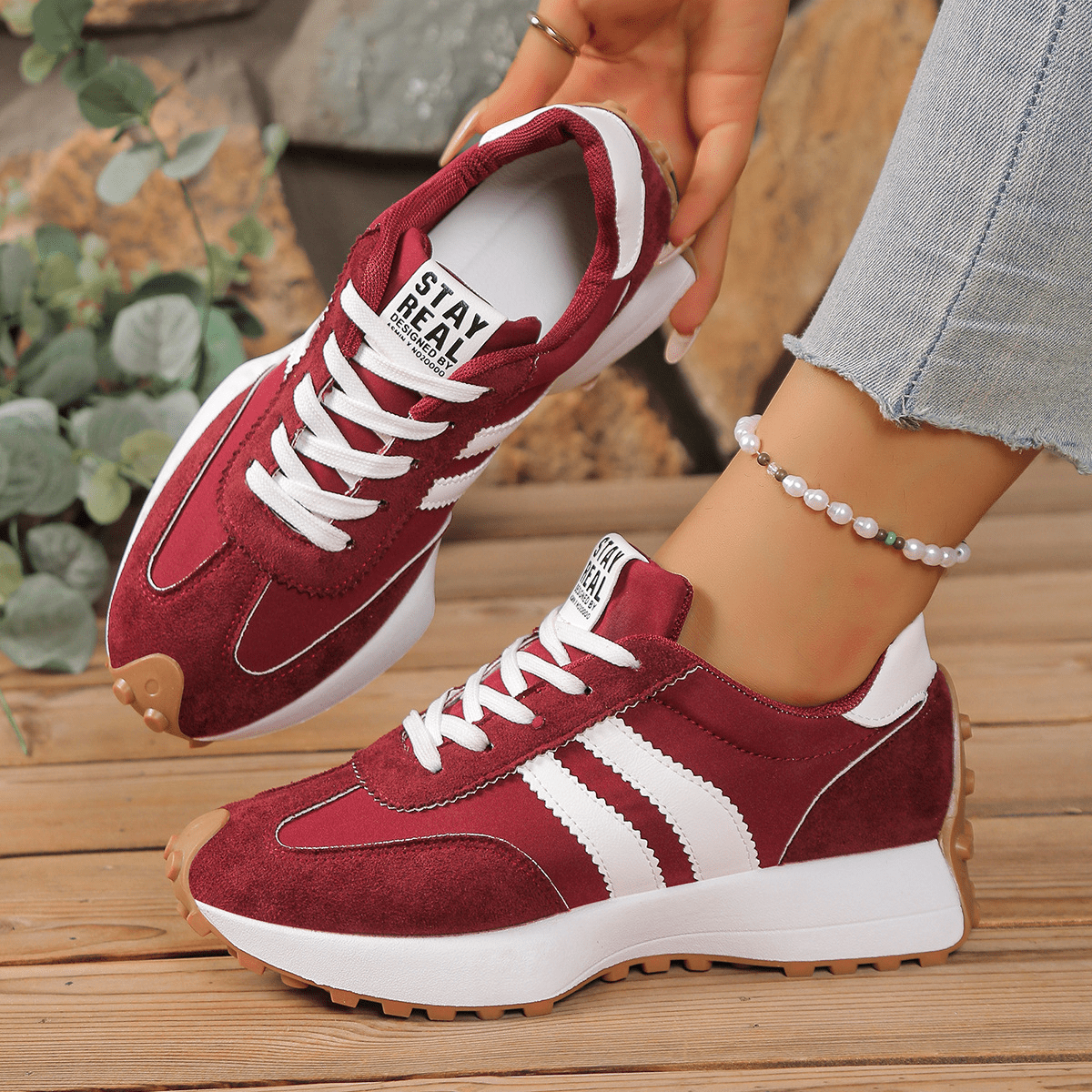 Women's Sneakers | Comfortable Suede-Textured Design | Everyday Wear 9