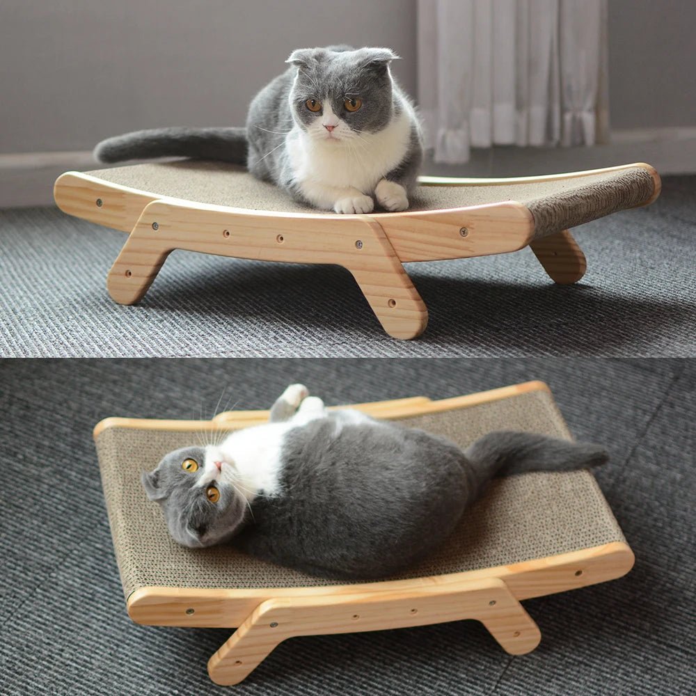 Wooden Cat Scratch Bed - Zavonix