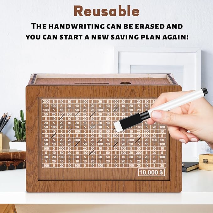 Wooden Savings Box Ð Stylish Design for Effective Money Saving 3