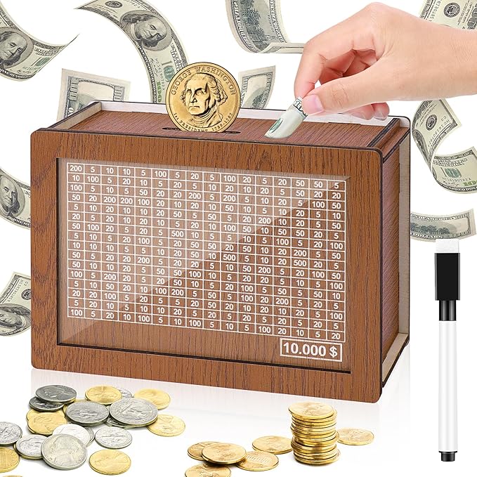 Wooden Savings Box Ð Stylish Design for Effective Money Saving 2