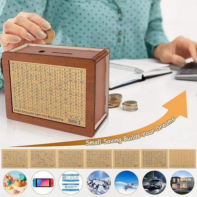 Wooden Savings Box Ð Stylish Design for Effective Money Saving 5