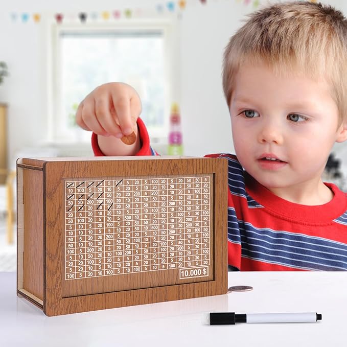 Wooden Savings Box Ð Stylish Design for Effective Money Saving 4