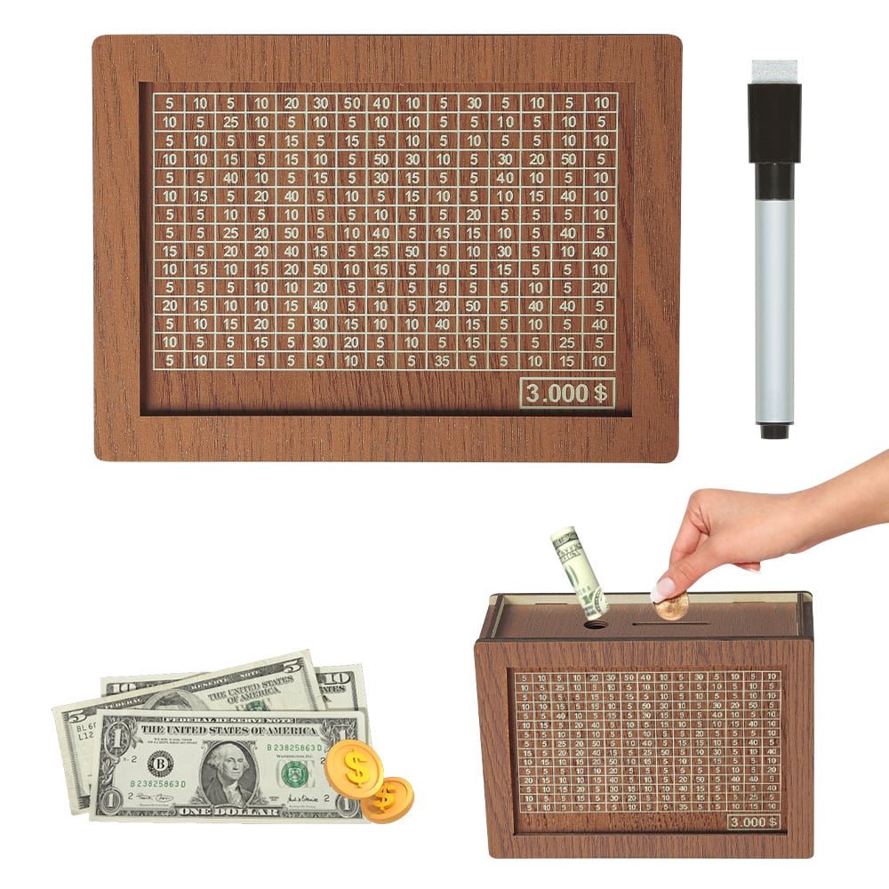 Wooden Savings Box Ð Stylish Design for Effective Money Saving 12