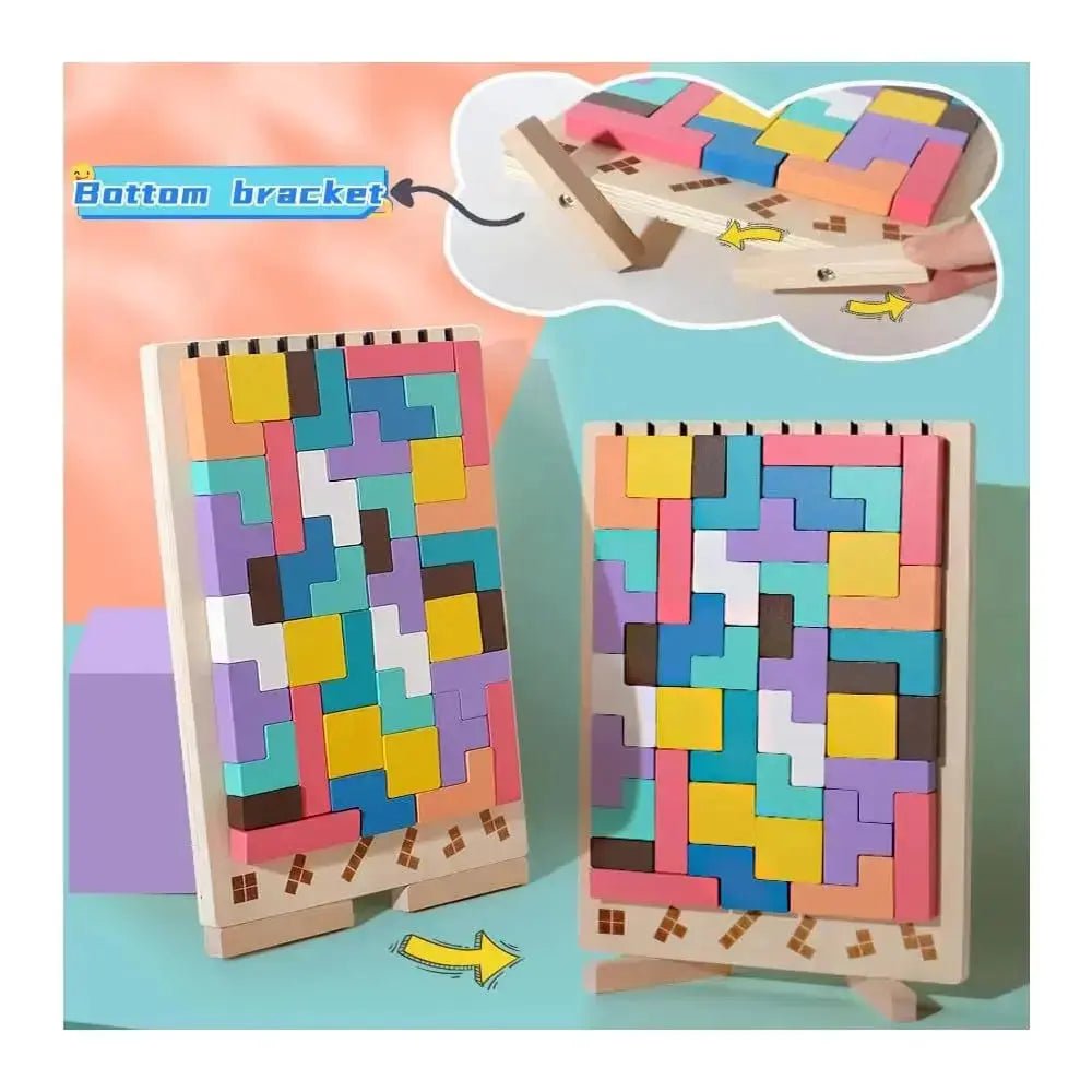 Wooden Tabletop Puzzle for Adults – Relaxation, Mindfulness &amp; Concentration ( ) - | Zavonix