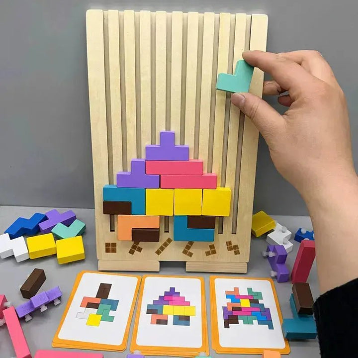 Wooden Tabletop Puzzle for Adults – Relaxation, Mindfulness &amp; Concentration ( ) - | Zavonix
