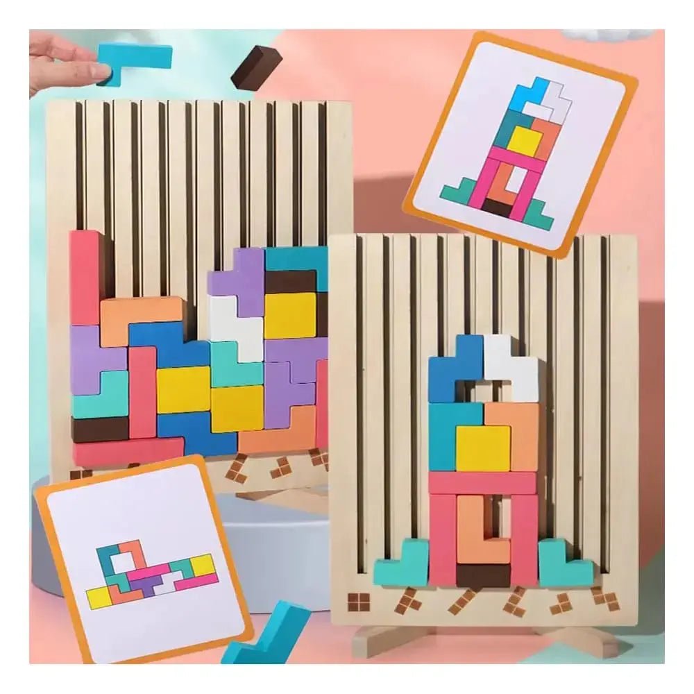 Wooden Tabletop Puzzle for Adults – Relaxation, Mindfulness &amp; Concentration ( ) - | Zavonix