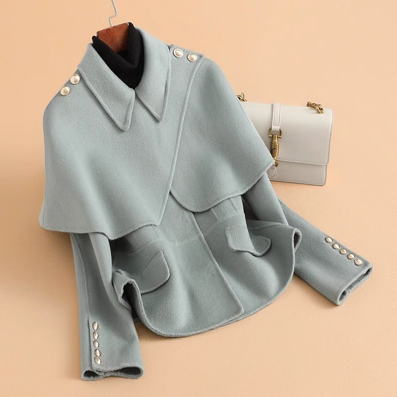 Wool Power Coat™ — Command Every Room with Unbreakable Warmth and Sharp Style (Blue XS) - | Zavonix