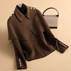 Wool Power Coat™ — Command Every Room with Unbreakable Warmth and Sharp Style (Brown XS) - | Zavonix