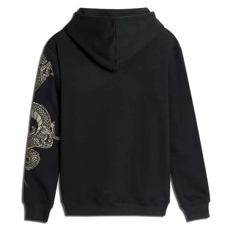 WyvernStitch Embroidery Dragon Hoodie (XS ) - Men's Apparel | Zavonix