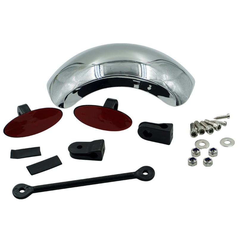 Wraparound Motorcycle Mirror 180 Degree Adjustable Angle Product Image 08