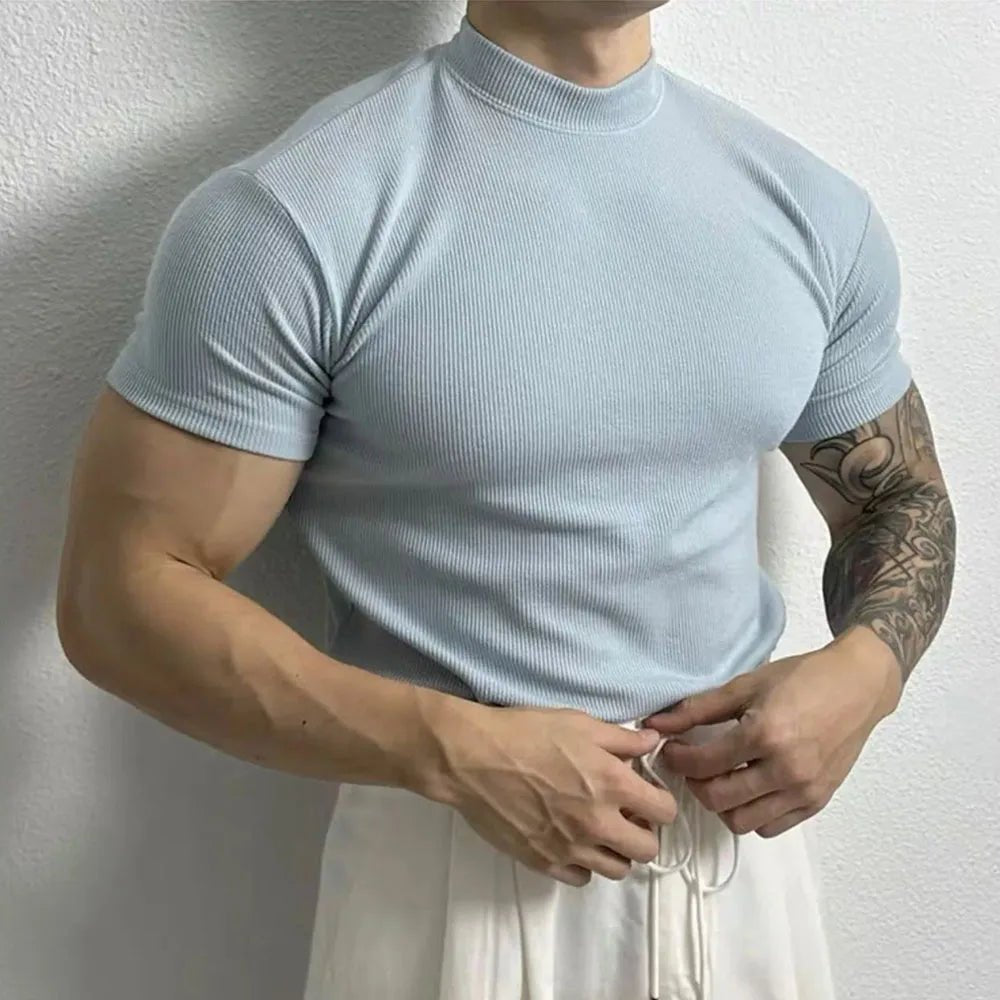 Wrenor Pastel Shirt — Soft Casual Shirt with Tailored Fit (Sky blue S) - | Zavonix