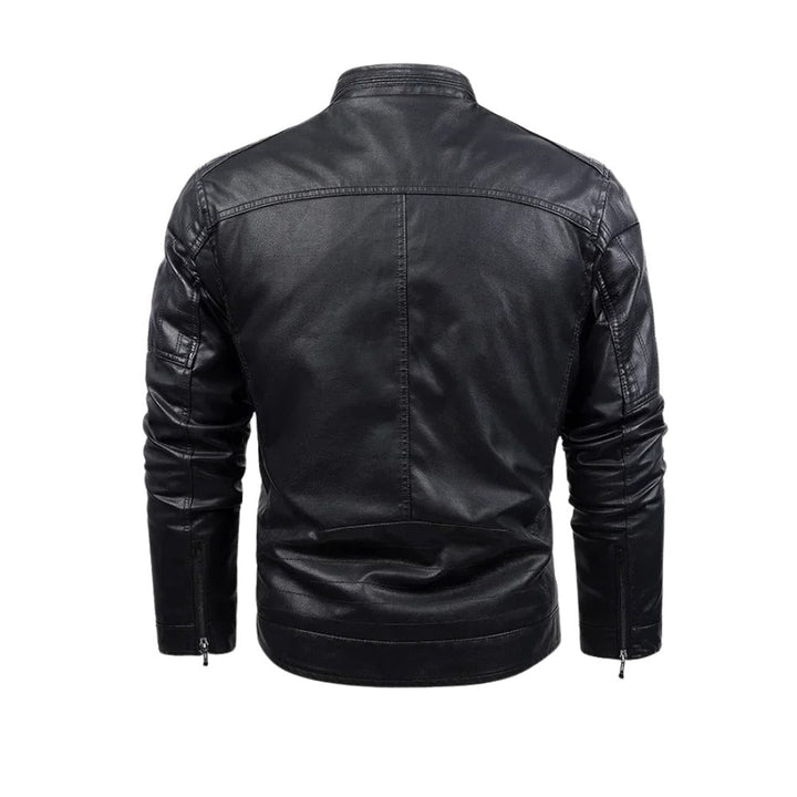 Xerthumont Fleece-Lined Leather Jacket product image 4