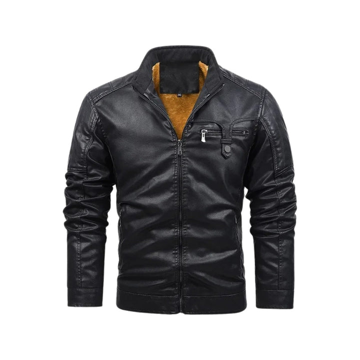 Xerthumont Fleece-Lined Leather Jacket product image 7