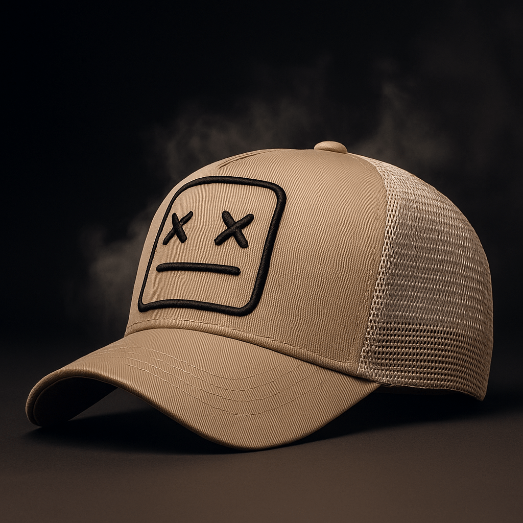 YY Shadeface Trucker Cap (Khaki ) - | Zavonix