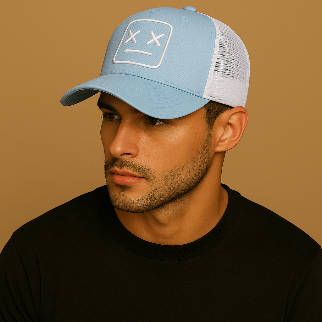 YY Shadeface Trucker Cap (Sky Blue ) - | Zavonix