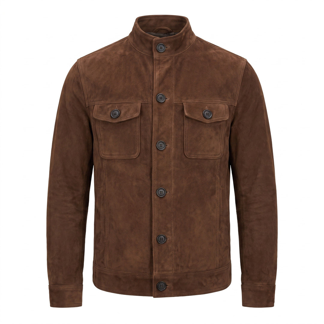 Zaldrencourt Suede Trucker Jacket product image 1