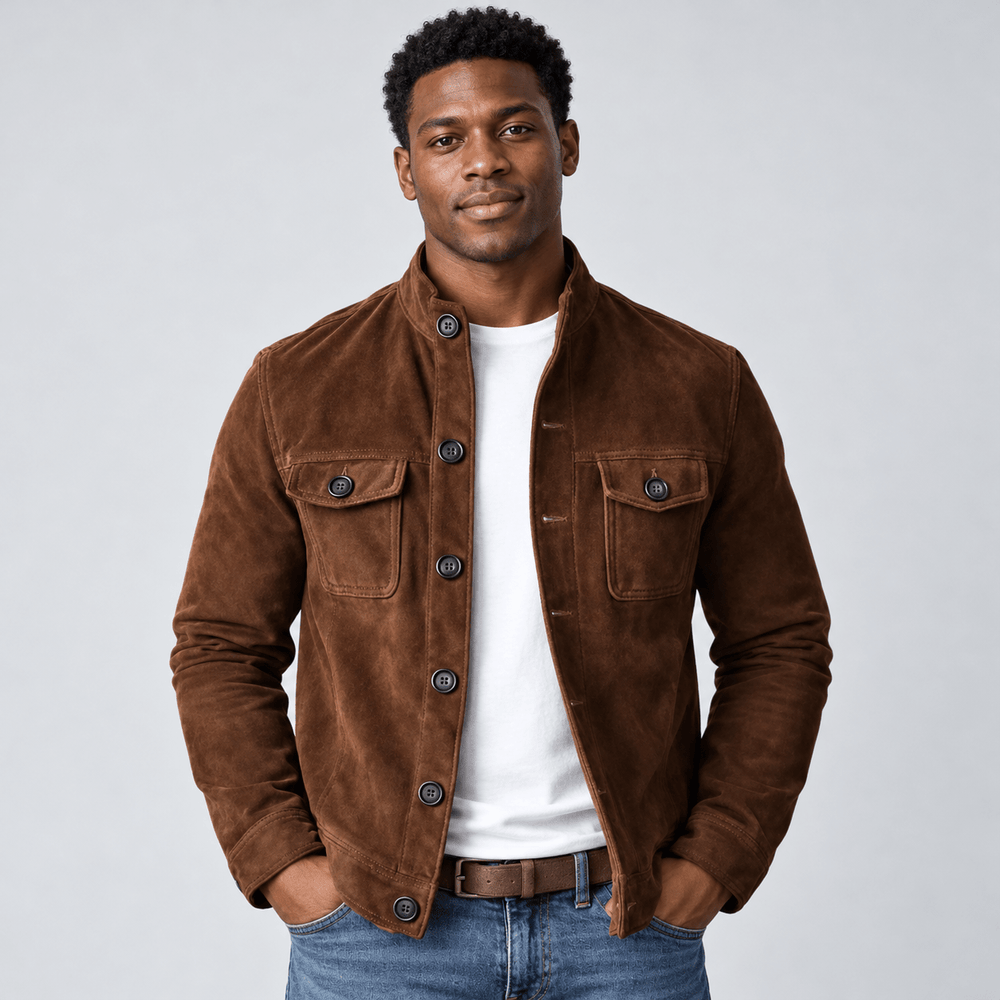Zaldrencourt Suede Trucker Jacket product image 2