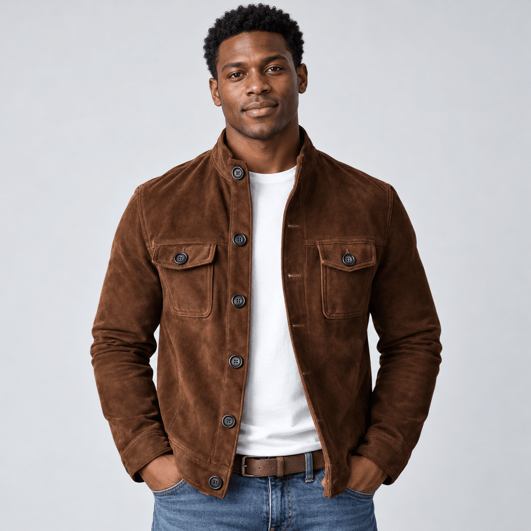 Zaldrencourt Suede Trucker Jacket product image 2