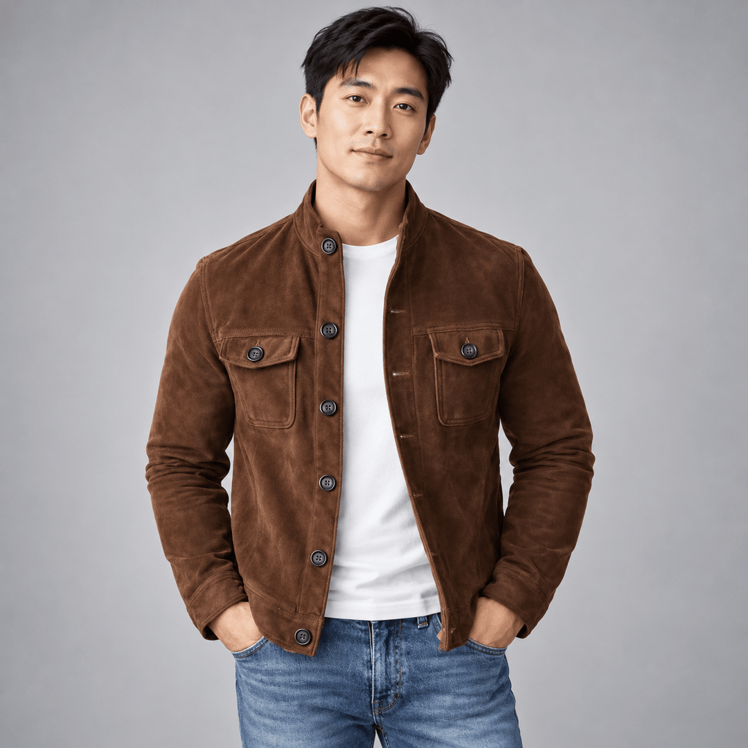 Zaldrencourt Suede Trucker Jacket product image 4