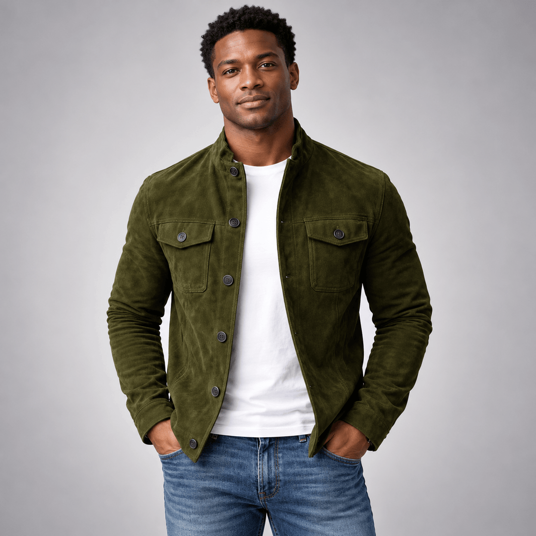 Zaldrencourt Suede Trucker Jacket product image 5