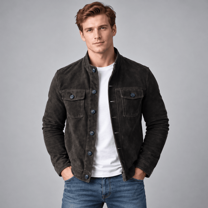 Zaldrencourt Suede Trucker Jacket product image 6
