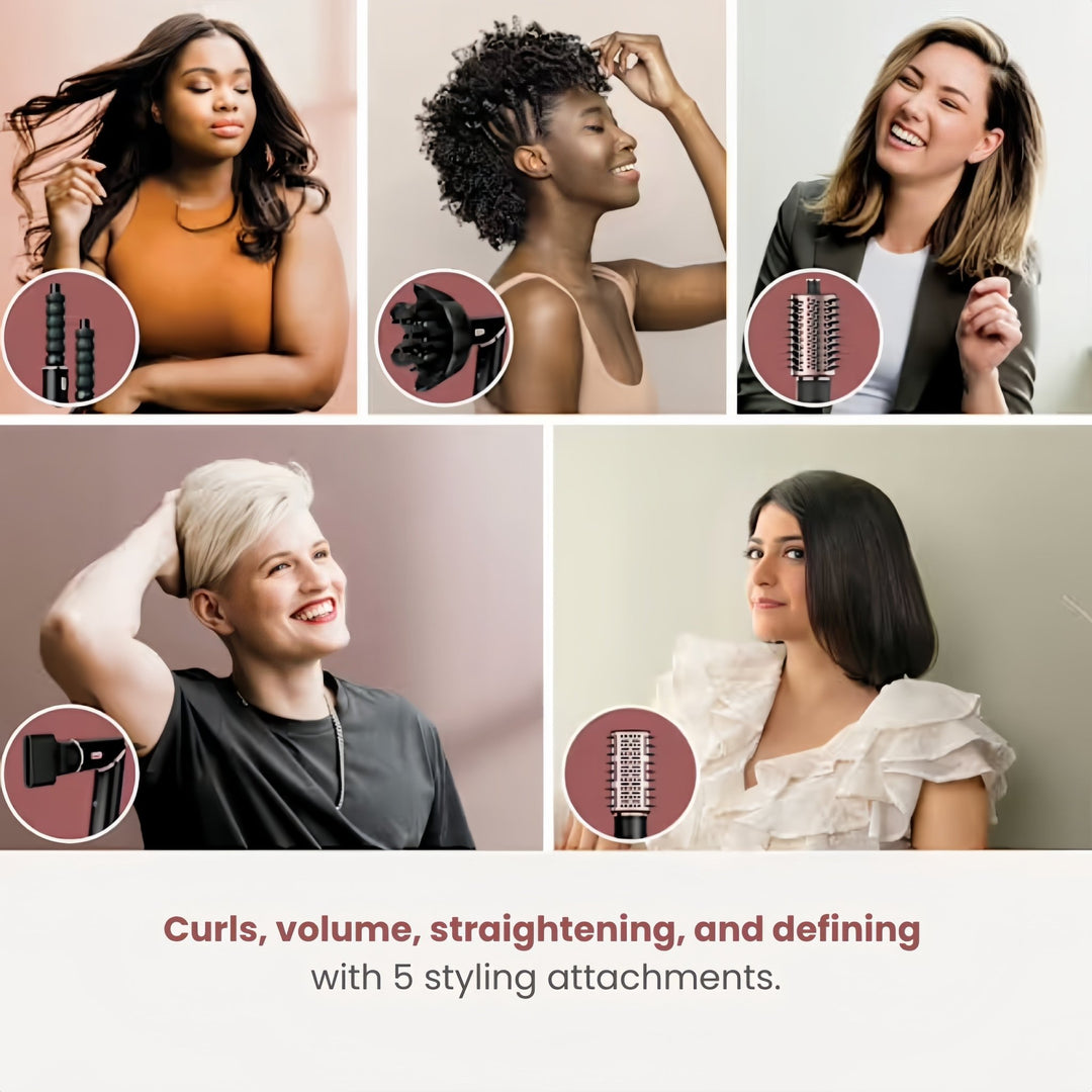 Zavonix StylePro™ - 5 - in - 1 Hair Dryer &amp; Styling Tool (USA &amp; Canada ) - | Zavonix