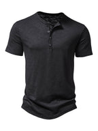 Zayden Tee — Men's Casual Cotton - Polyester Blend Shirt with Regular Fit (Black S) - T-Shirts | Zavonix