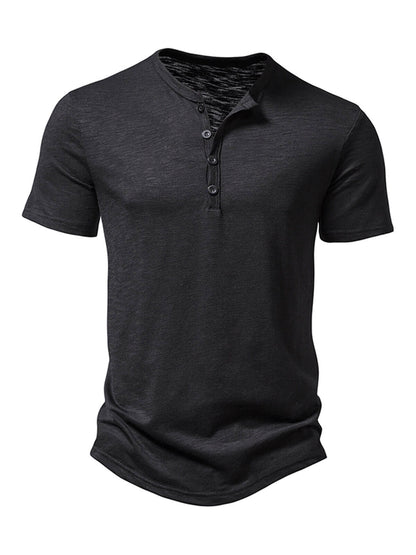 Zayden Tee — Men's Casual Cotton - Polyester Blend Shirt with Regular Fit (Black S) - T-Shirts | Zavonix