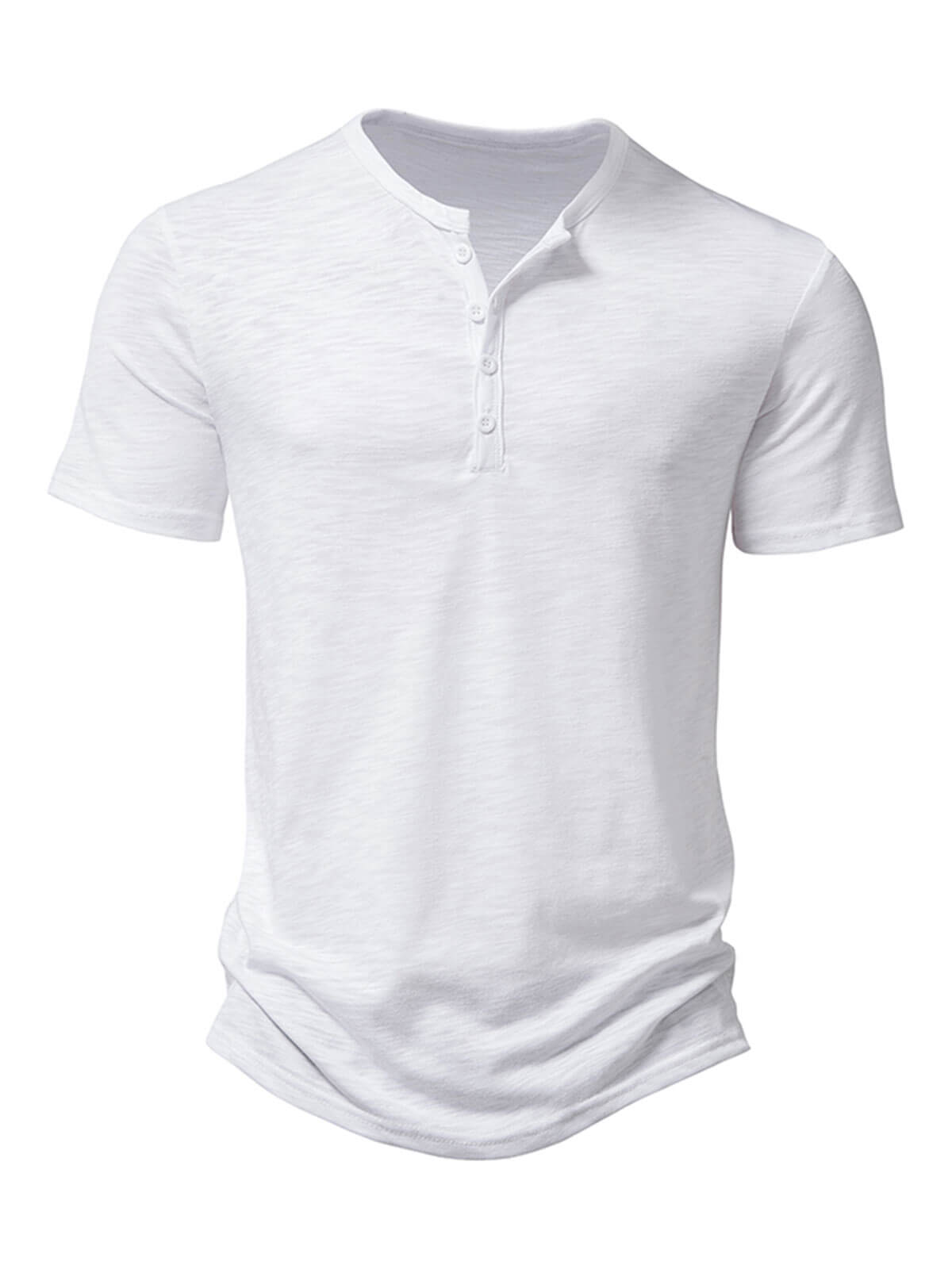 Zayden Tee — Men's Casual Cotton - Polyester Blend Shirt with Regular Fit (White S) - T-Shirts | Zavonix