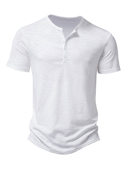 Zayden Tee — Men's Casual Cotton - Polyester Blend Shirt with Regular Fit (White S) - T-Shirts | Zavonix