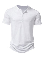 Zayden Tee — Men's Casual Cotton - Polyester Blend Shirt with Regular Fit (White S) - T-Shirts | Zavonix