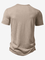 Zayden Tee — Men's Casual Cotton - Polyester Blend Shirt with Regular Fit (White S) - T-Shirts | Zavonix