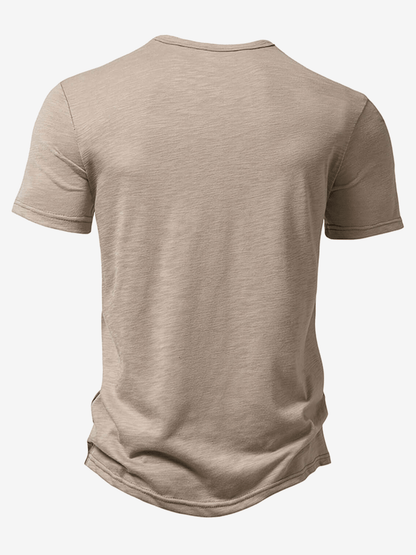 Zayden Tee — Men's Casual Cotton - Polyester Blend Shirt with Regular Fit (White S) - T-Shirts | Zavonix