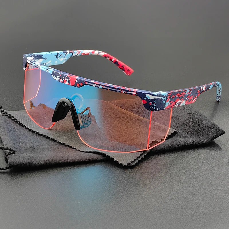 Zelora Vivid Sunglasses — Durable UV Protection with Bold Frames (Red ) - | Zavonix