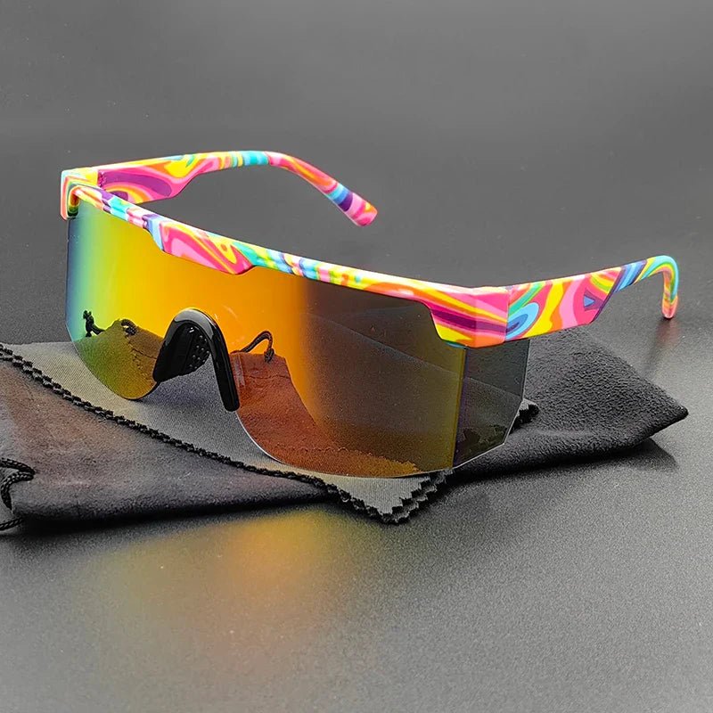 Zelora Vivid Sunglasses — Durable UV Protection with Bold Frames (Yellow ) - | Zavonix