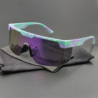 Zelora Vivid Sunglasses — Durable UV Protection with Bold Frames (Purple ) - | Zavonix
