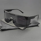 Zelora Vivid Sunglasses — Durable UV Protection with Bold Frames (Black ) - | Zavonix