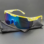 Zelora Vivid Sunglasses — Durable UV Protection with Bold Frames (Yellow ) - | Zavonix