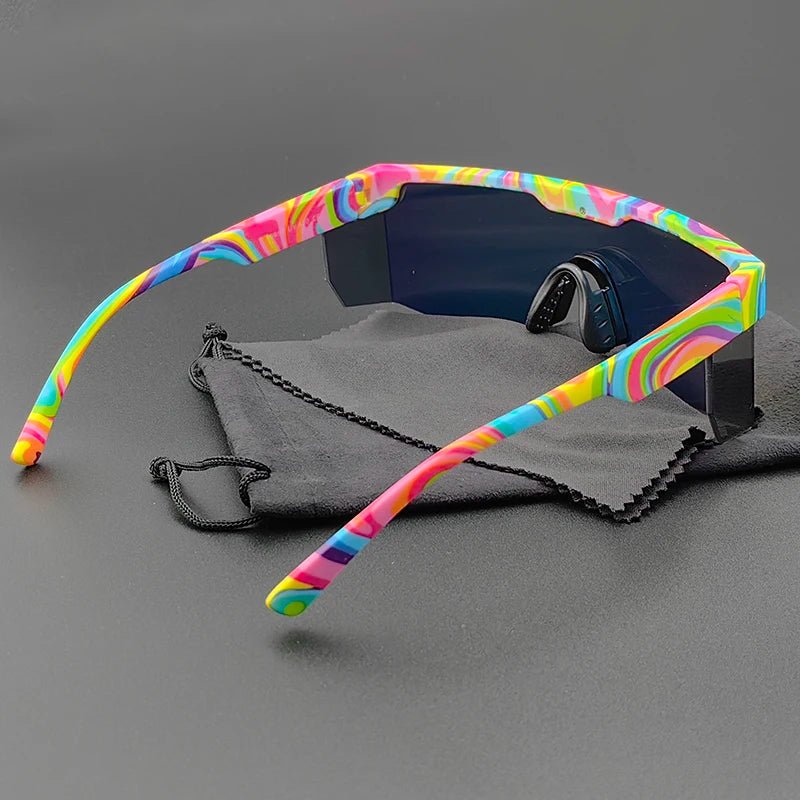 Zelora Vivid Sunglasses — Durable UV Protection with Bold Frames (Party ) - | Zavonix