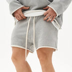 Zephyr Shorts — Moisture - Wicking Cotton Activewear Shorts (Gray XS) - | Zavonix