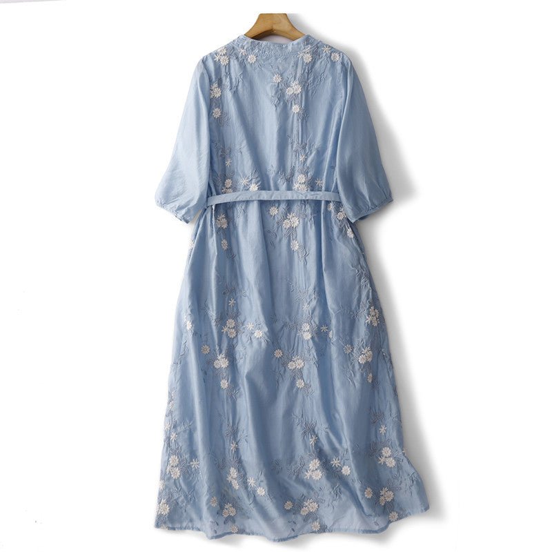 Zephyra™ Dress — Experience Featherlight Freedom That Ignites Your Wild Spirit (Blue XS) - | Zavonix