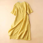 ZephyraLuxe™ Dress — Elevate Your Confidence with Featherlight Power and Timeless Grace (Yellow XS) - | Zavonix