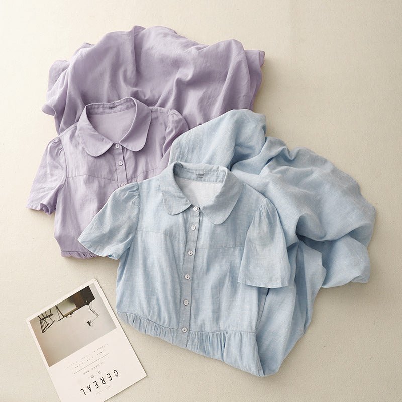 ZephyraLuxe™ Linen — Feel Fresh, Flawless, and Free All Summer Long (Purple XS) - | Zavonix