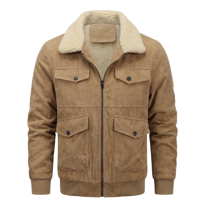 Zerquastan Sherpa-Collar Corduroy Jacket product image 1